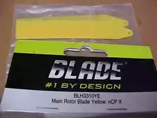 BLADE BLH3310YE = MAIN ROTOR BLADES, YELLOW : nCP X