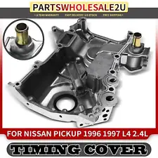 Front Engine Timing Chain Cover for Nissan Pickup 1996 1997 L4 2.4L 13501-1S701