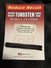 GS Heavy Tungsten Guide Rod for Glock 19/23/32/38 - 22 lb Gen 1-3 (1034-B4-22lb)