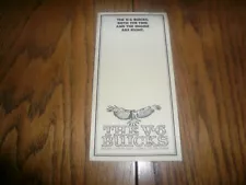 The V-6 Buicks Sales Brochure - Both the Time & the Engines Are Right - Vintage