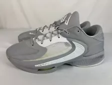 Nike Zoom Freak 4 TB Wolf Grey White Athletic Basketball Shoes Giannis Men’s 14