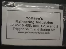 Yo-Dave's Trigger Kit For the Brno Model 2 4 5 and CZ ZKM 452 455 Rifle Timney