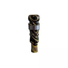 Custom Single Reed Cutdown Duck Call (Mallard) - Yellow Swirl Acrylic