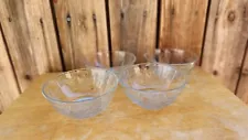 Princess House Fantasia 4-pc Soup / Salad Bowls 5 1/4in diam, 2 1/8in Tall