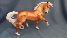 Breyer Custom Esprit Andalusian Golden Copper Palomino Horse Statue OOAK