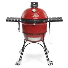 Kamado Joe Classic II 18 Inch Ceramic Grill with Cast Iron Cart & Wheels (Used)