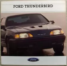 FORD THUNDERBIRD LF USA Car Sales Brochure For 1988 #009-Ann 8/87