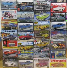 Revell AMT/ERTL Monogram ~ "YOU PICK" ~ Classic Car Models ~ "OPEN BOX" Complete