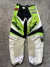 Thor MX Kawasaki Monster Vans Series Motocross Dirt Bike Racing Pants 30 Rare