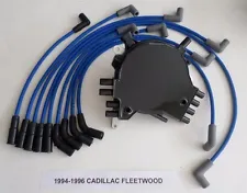 CADILLAC FLEETWOOD 1994-96 LT1 5.7L OPTISPARK Distributor, BLUE Spark Plug Wires