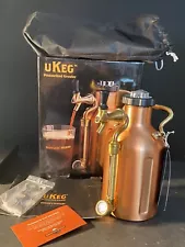 GrowlerWerks uKeg 64 Pressurized Growler Copper New Open Box