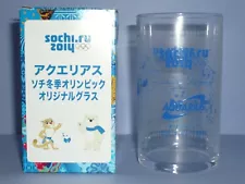 Sochi 2014 Olympic Original Glass not for sale AQUARIUS Coca Cola