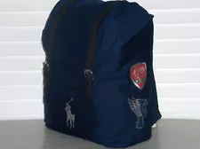 RALPH LAUREN FRAGRANCES Men's Pony World of Polo Backpack Travel Bag, NAVY BLUE