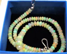 Jay King Precious Faceted Ethiopian Opal Necklace 18" NWT Retails for $999.90