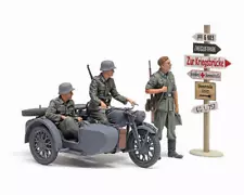 Tamiya 1/35 German WWII KS600 Motorcycle & Sidecar Model Kit [TAM35384]