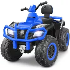 2 Seater Kids ATV, 12V 4 Wheeler for Kids Quad with 10AH Battery, 4mph Max Sp...