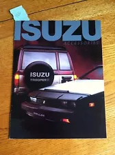 1985 ISUZU TROOPER IMPULSE ACCESSORIES SALES BROCHURE, ORIGINAL