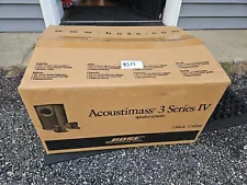 New ListingBose Acoustimass 3 Series 4 IV Speaker System New 91 S15