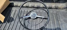 1964 Impala Steering Wheel w/Horn Ring, Black