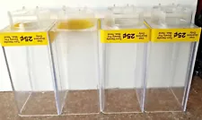 4 Large Canisters for Uturn U Turn Bulk Candy Vending Machine