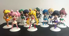 Sailor Moon Q posket Eternal Figure lot of 10 Set sale Qposket Japan used