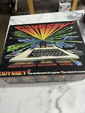 Magnavox Odyssey 2 Gray Console New In Box With 3 games!!