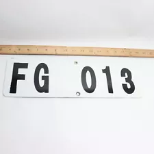 Street Sign Metal 15 x 4-1/2" FG 013