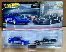 Hot Wheels Premium Car Culture Twin 2 Pack '94 Nissan Primera & Nissan R390 GT1