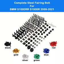 Complete Fairing Bolt Kit Fasteners Screws Fit for BMW S1000RR S1000R 2009-2021 (For: 2021 BMW S1000RR)