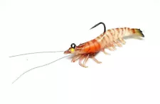 Manic Shrimp Soft Bait Lure Salmon Bass 3D Concept Jig 90mm 11.5g 3/0