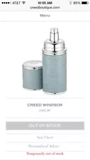 Creed Windsor Vaulted & Super Rare! 20ml Left of 50ml Atomizer⭐️22 Year Seller⭐️