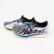 Saucony Endorphin Pro 2 Shoes Black White Checkered Running Racing Gym Size 14