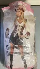 Lady Royal Pirate Costume/Opened Med.