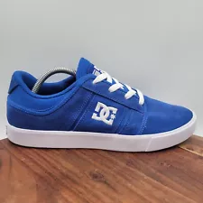 New ListingDC RD Grand Shoes Men's 9 Blue White Suede Skateboarding Low Sneakers Rob Dyrdek