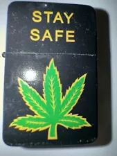 Zippo Like Cannabis Pot Weed High Times Windproof lighter Pot Leaf Indica Sativa