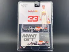 Mini GT Red Bull RB16B #33 Max Verstappen 2021 Turkish GP 2nd Place MGT0680 1/64