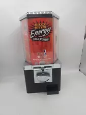 Buzz Bite Energy Chocolate Chew Vending Machine With Keys Works