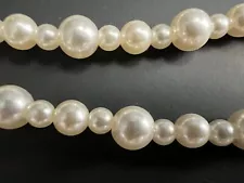 Reduced Tier Pearl Strands For Wedding Decor /Victorian/Shabby Chic Set of 8