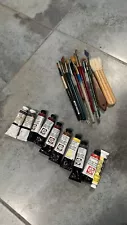 DANIEL SMITH Fine Watercolor Paints-15ml-VARIETY SET With Brushes And Tools