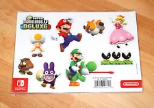 2018 New Super Mario Bros U Deluxe Promo Magnet Set Nintendo Switch Not For Sale