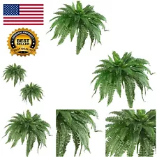 Set of 2 Lifelike 48” Boston Ferns - Perfect for Elegant Indoor Decor