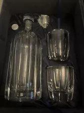 VERY RARE Absolut Vodka Crystal Pinstripe BOTTLE Decanter Set . Only 800 Made