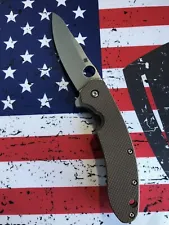 New Spyderco /Southard /Brown G10 /204P Stonewashed /C156GPBN /Discontinued rare