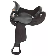 King Series Eclipse Tough1 Synthetic Rnd Skirt Trail Saddle