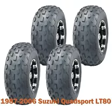 19x7-8 19x7x8 Set 4 ATV Tires fit 1987-2006 Suzuki Quadsport LT80