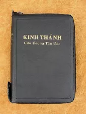 Vietnamese Bible, New Vietnamese Version, NVB, Black Leather Zipper