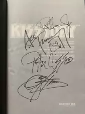 KISS AUTHENTIC HAND SIGNED KISSTORY BOOK SIGNED BY ORIGINAL 4 JSA LETTER