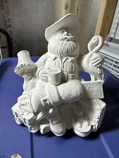 Ceramic Bisque ~~Ready to Paint~ Gare~ Yard Sale Santa