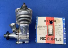 Vintage McCoy 098 Model Airplane Tether Car RC Engine + New Old Stock Glo-Plug