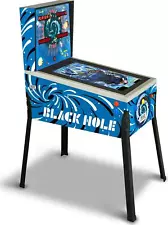 3/4 Scale Electronic Digital Pinball Machine Black Hole , Toy Shock